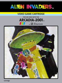 Alien Invaders Arcadia 2001 US box art